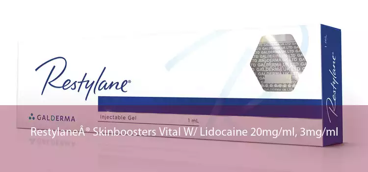 Restylane® Skinboosters Vital W/ Lidocaine 20mg/ml, 3mg/ml 